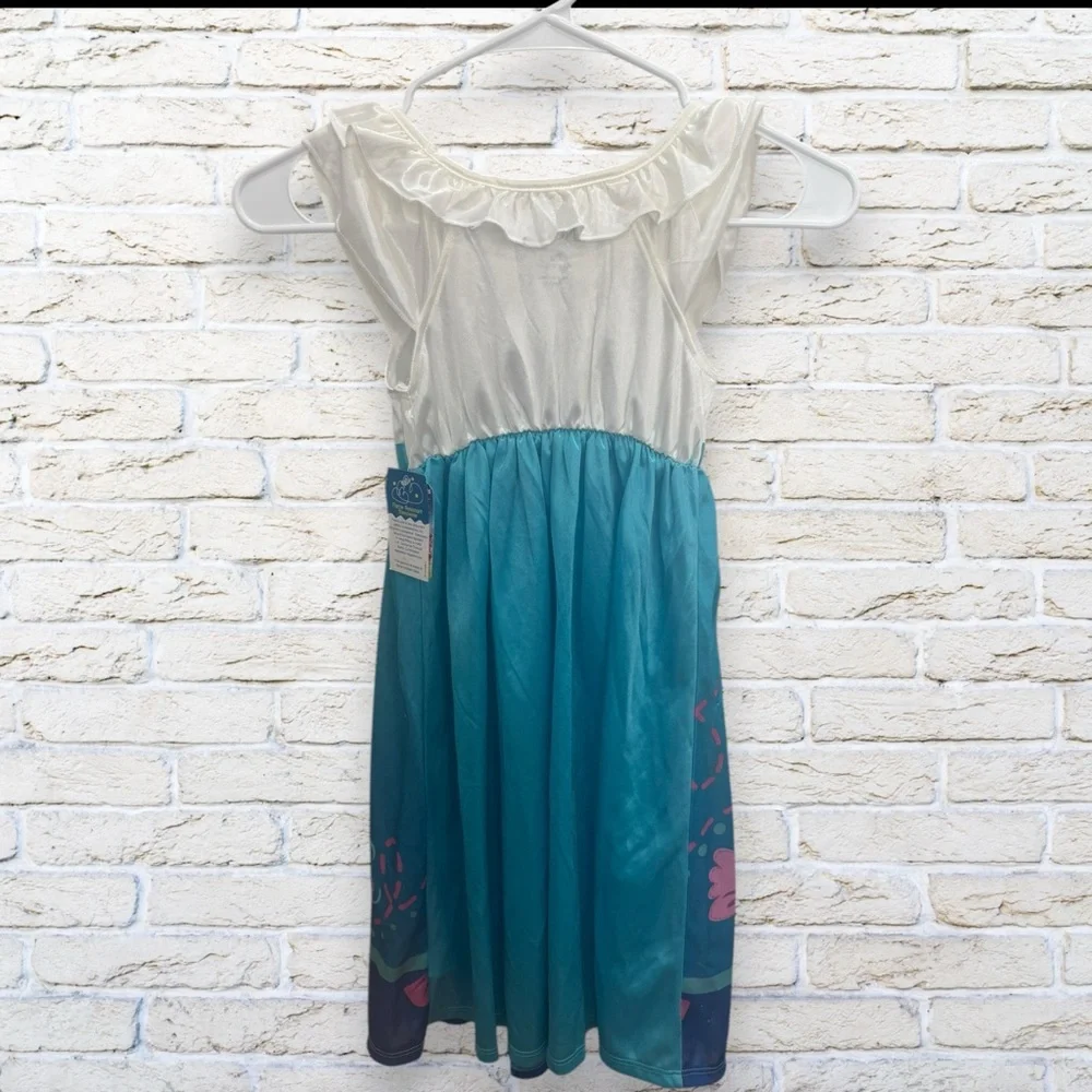 NWT Disney Encanto Fantasy Nightgown Girls SIZE 4 - Picture 2 of 3
